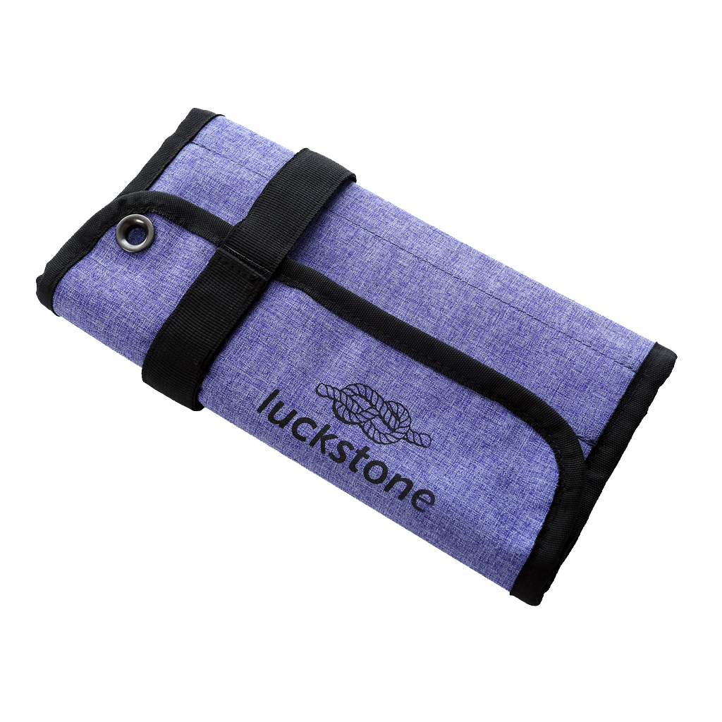 Durable Easy Roll up Bag for 8pcs Ice Screws Protection & Organize Ice Climbing Equipment Accessories