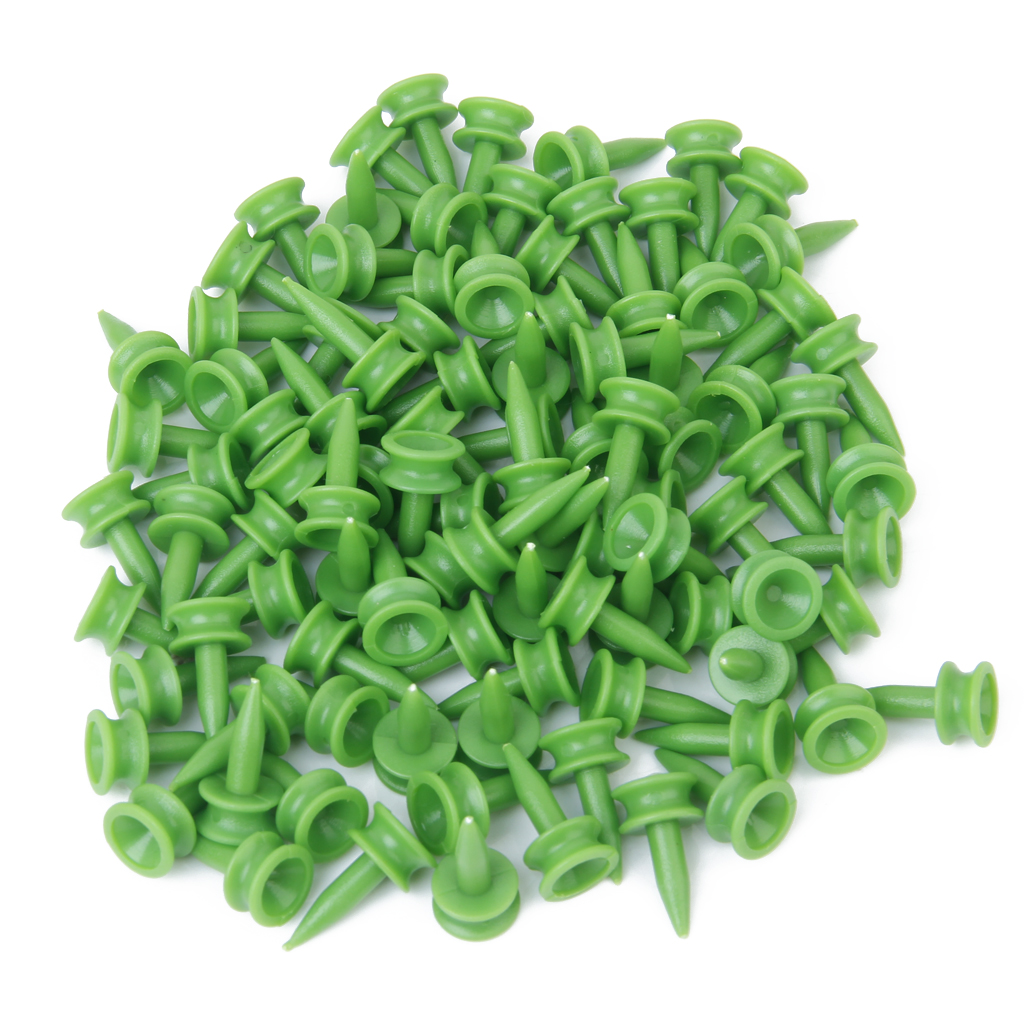 Title 5, 100pcs 23mm Professional Small Green Plastic Go...