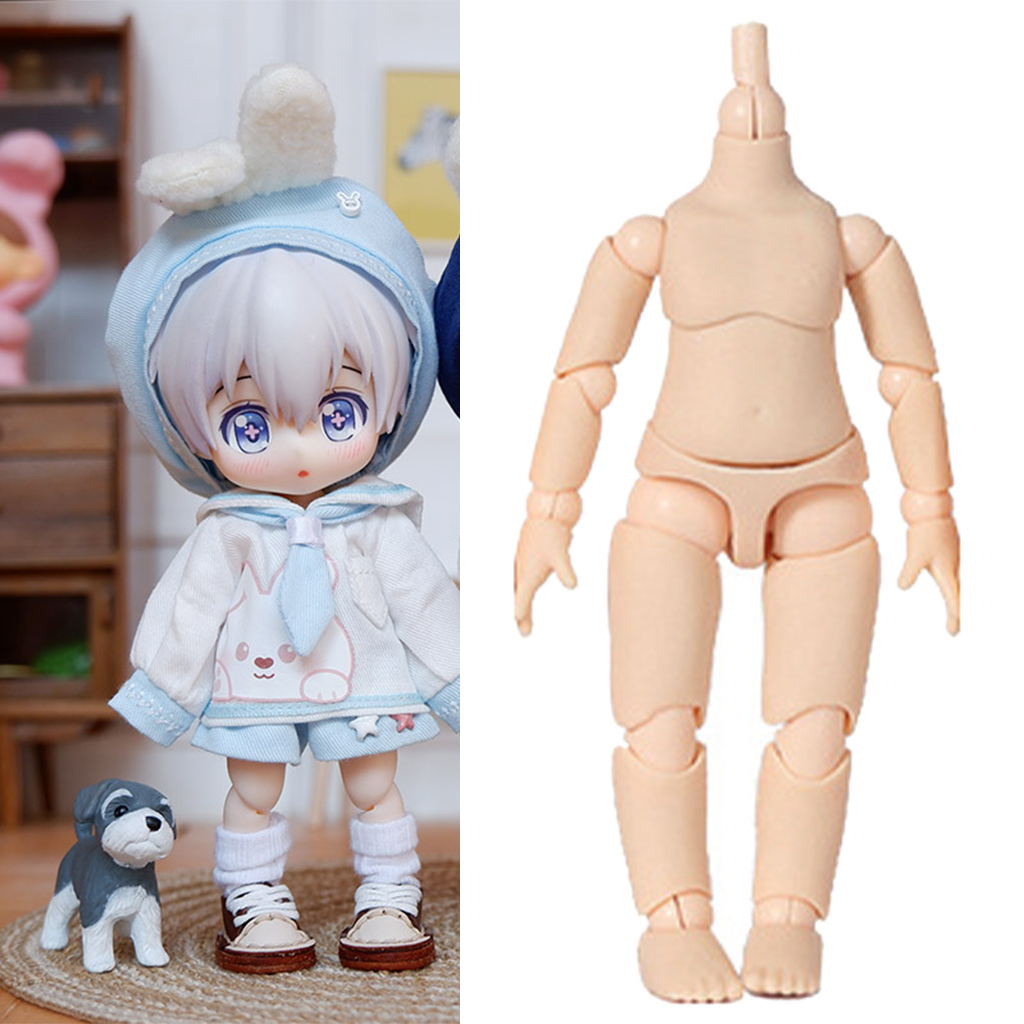 13 Ball Jointed Doll  Body With Spare Hands No Head OB11 Dolls Kids Toys