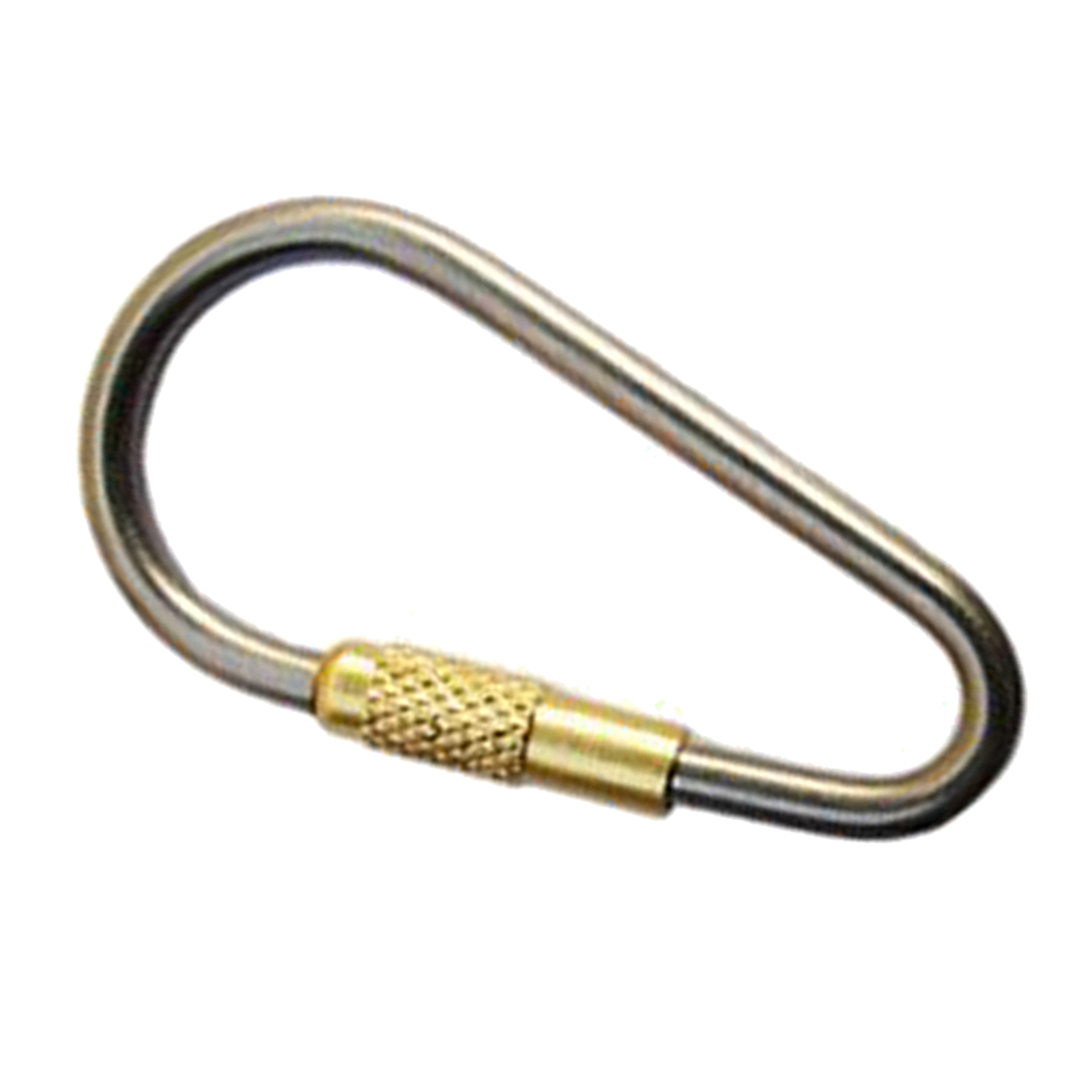 Screw Locking Carabiner Clips Small Titanium Alloy D-Ring Hooks, Dog Leads,