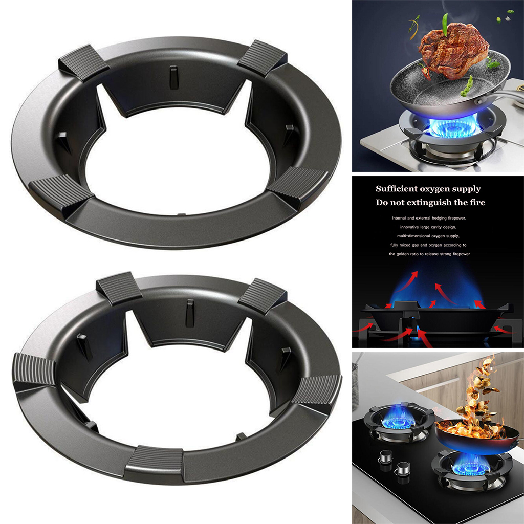 Cast Iron Energy Saving Bracket Gas Stove Cover Disk Windproof Bracket Accessories For Cooker Kitchen