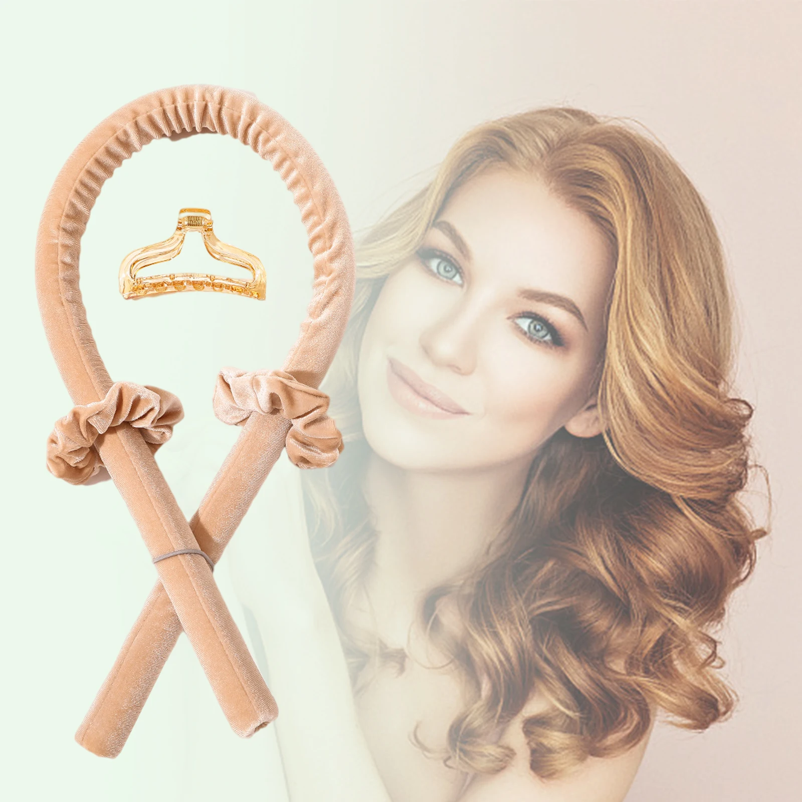 Heatless Hair Curlers No Heat Curling Ribbon Sleep Overnight Soft Foam Hair Rollers Rods Make Hair Curly Soft And Shiny