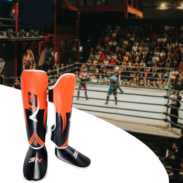 Shin Guards Muay Thai Training Martial Arts Kickboxing Boxing Shin Instep Guards