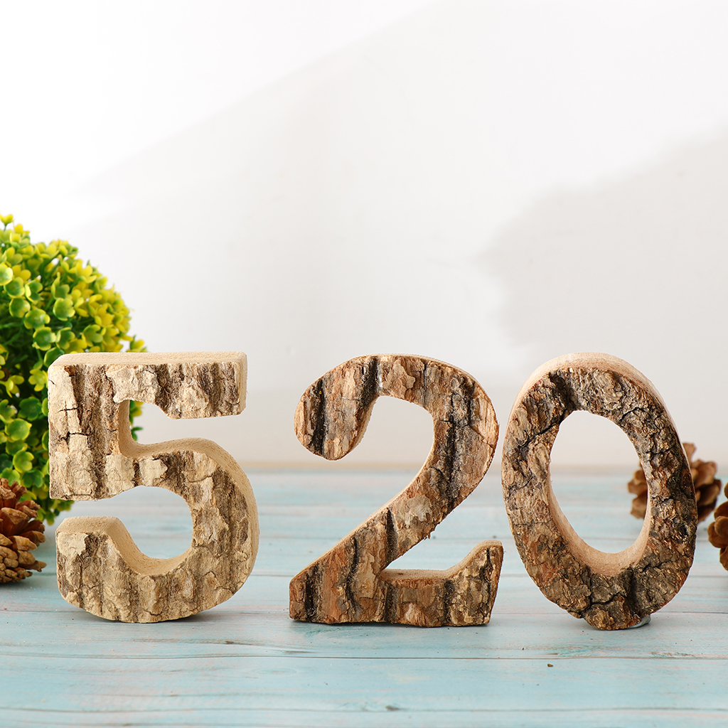 Door Address Love Number Sign 5 2 0 for House Room Office Street Numbers Wedding Party Decoration DIY