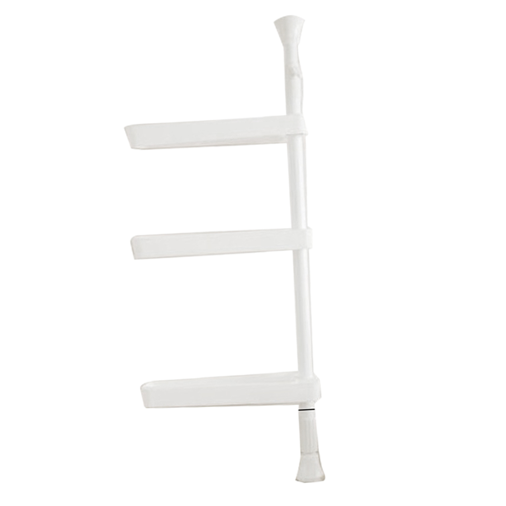 Plastic Kitchen Spice Storage Shelf Non-Skid Rack Home Spice Rack 68~100cm
