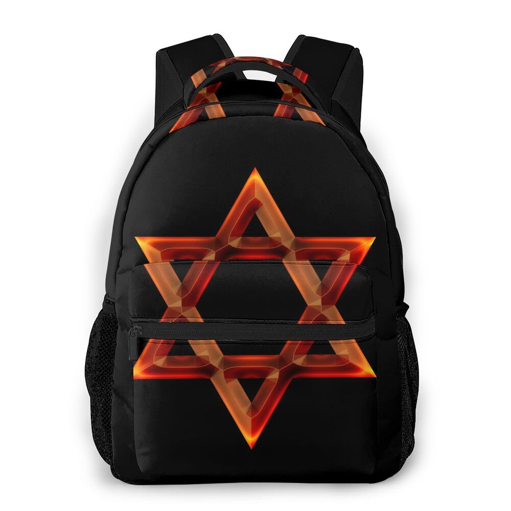 Nova tendência mochila estrela vermelha do rei