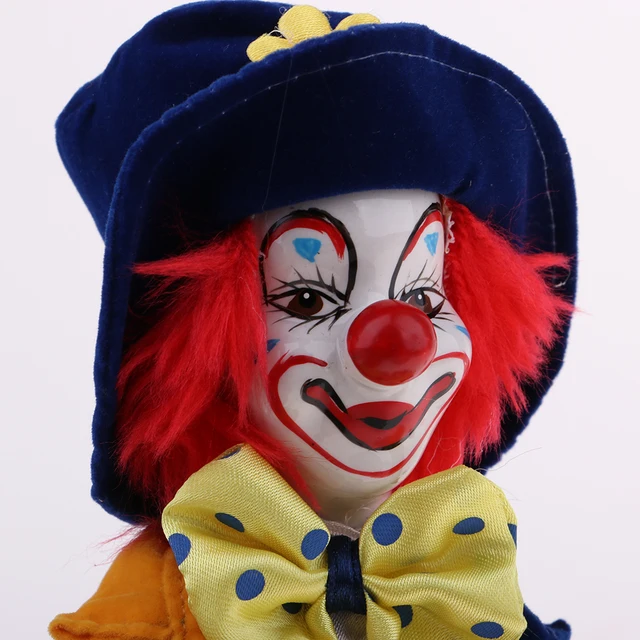 ANCIEN JOUET BOIS peint tissu figurine poupée clown cirque GOULA SPAIN 1960  EUR 55,00 - PicClick FR