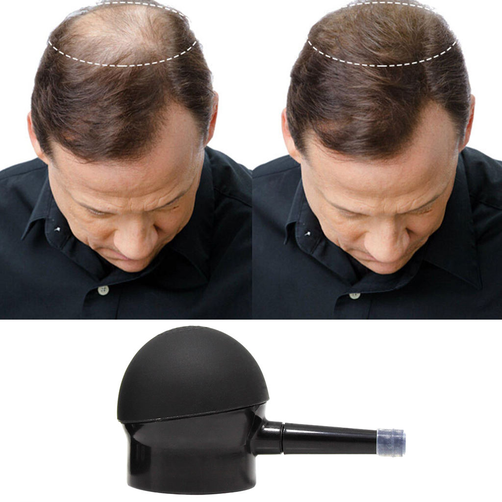 Hair Fiber Applicator Black Spray Nozzle Tools for Hairdressing Hair Loss Prevention Hair Building Fiber Men Women Hair Care
