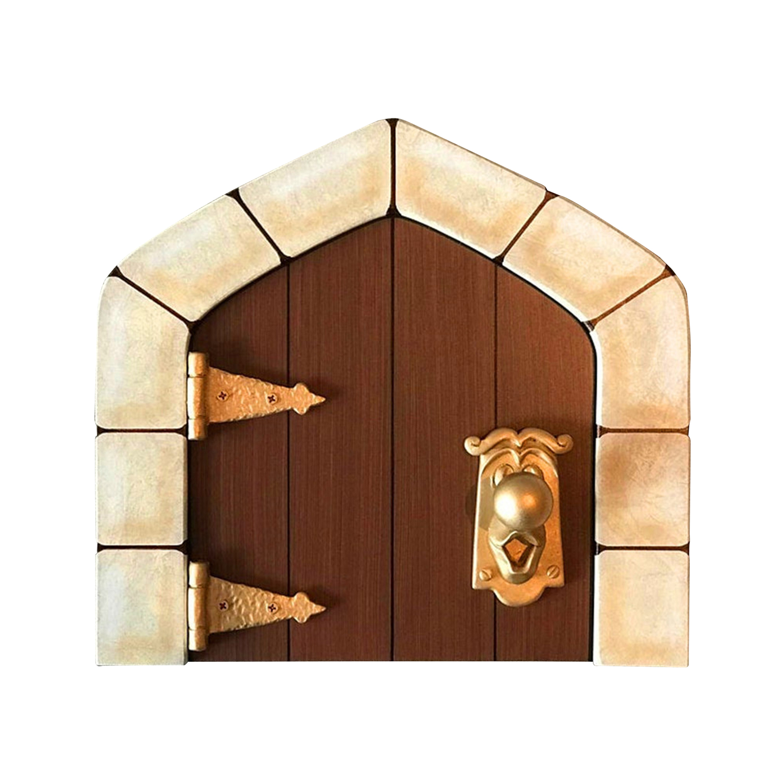 Mini Fairy Door Yard Garden Sculpture Figurine Statues for Kids Room Wall Outdoor Porch Living Room Bedroom Decor