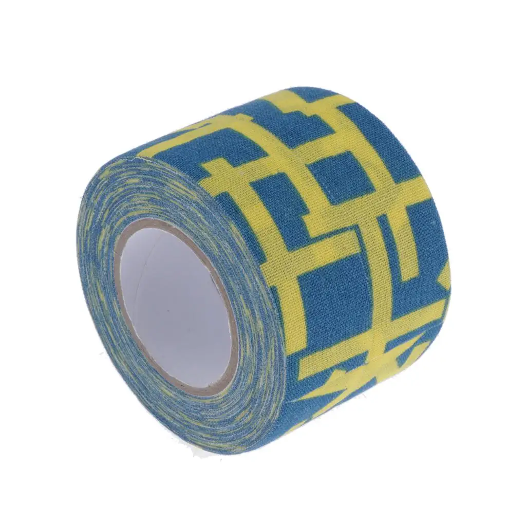 2 Rolls 2.5cmx1000cm Ice Hockey Stick Adhesive Grip Handle Tape Wearproof Skid Resistance Grip Badminton Golf Tennis Tape