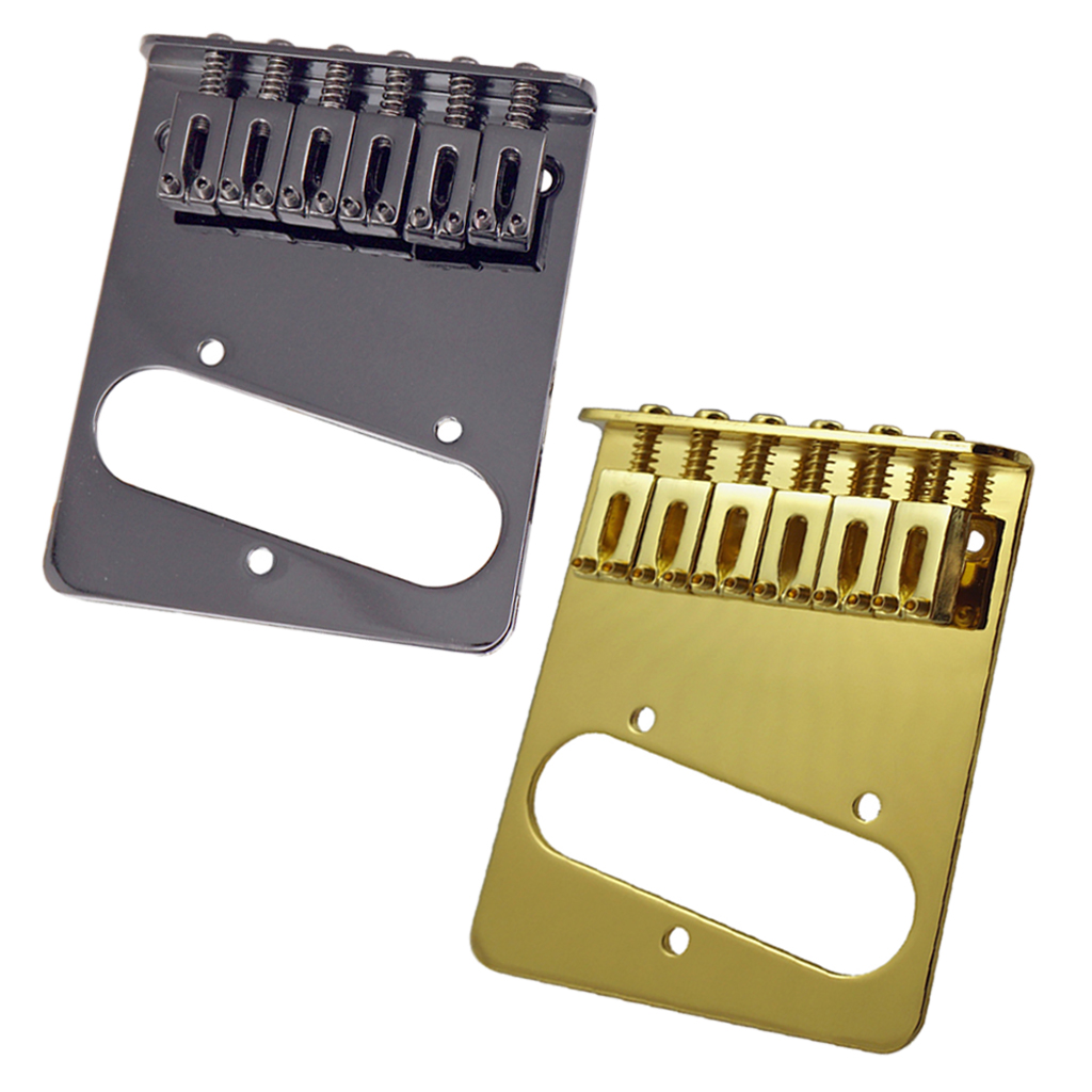 4-Hole 6-Saddle Guitar Bridge Alloy for Fender caster  Style Guitar