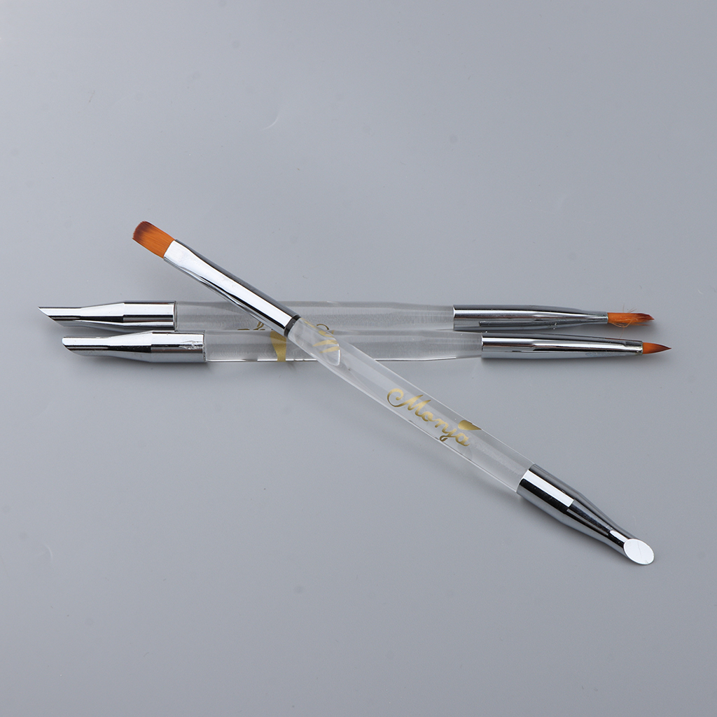 3Pcs 3 Sizes Head Nail Art Drawing Painting Pen Liner Brushes Manicure Tools