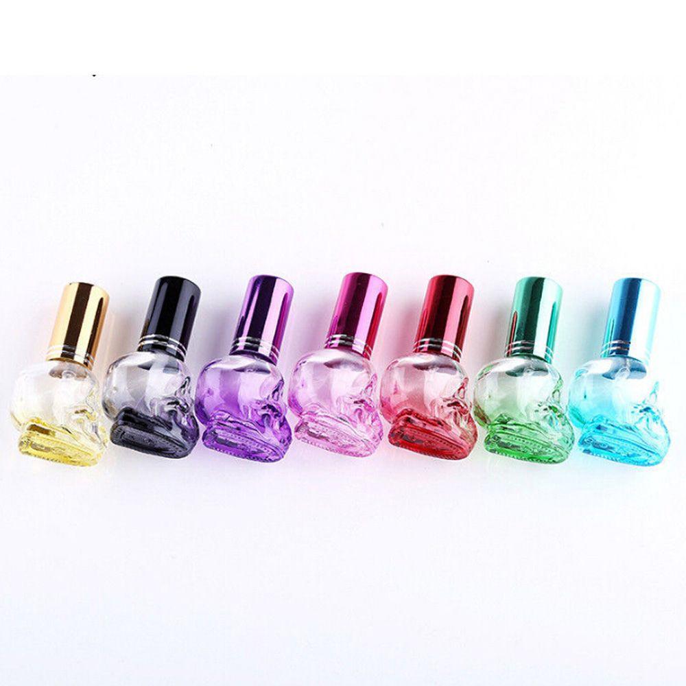 Best of 1PC Skull Shape Refillable Portable Empty Glass Perfume Bottle Travel Mini Charm Press Spray Parfum Bottles Gothic Style Reviews & Tips - Image 5