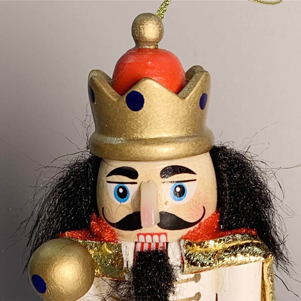 5Pieces 12cm Nutcracker Figures Nutcracker Soldier for Holiday Adults Gfits