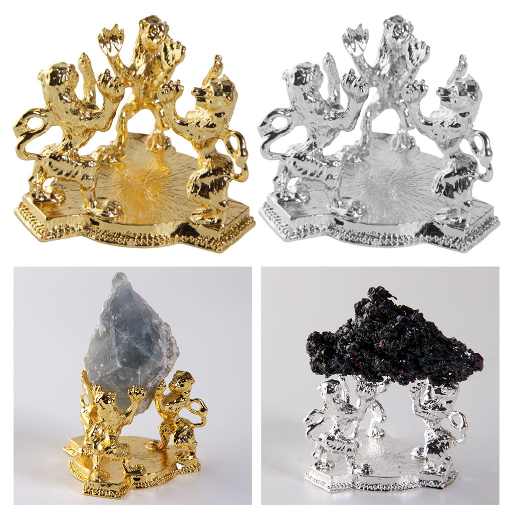 European Style Crystal Ball Stand Display Stand Sphere Stone Support Metal Holder Photography Props