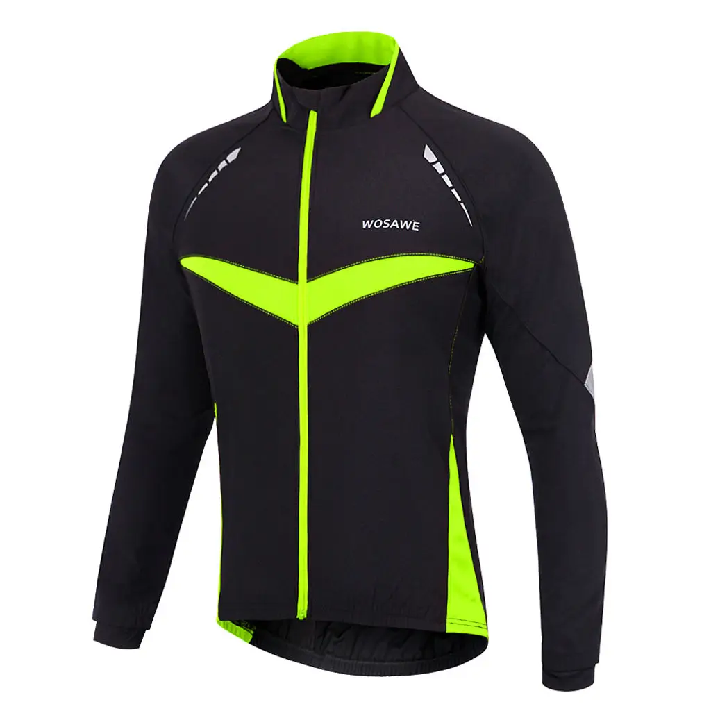 Bike Winter Jacket Windproof Thermal Warm UP Cycling Bicycle Jerseys Long Sleeves Outdoor Running Hiking Sportswear
