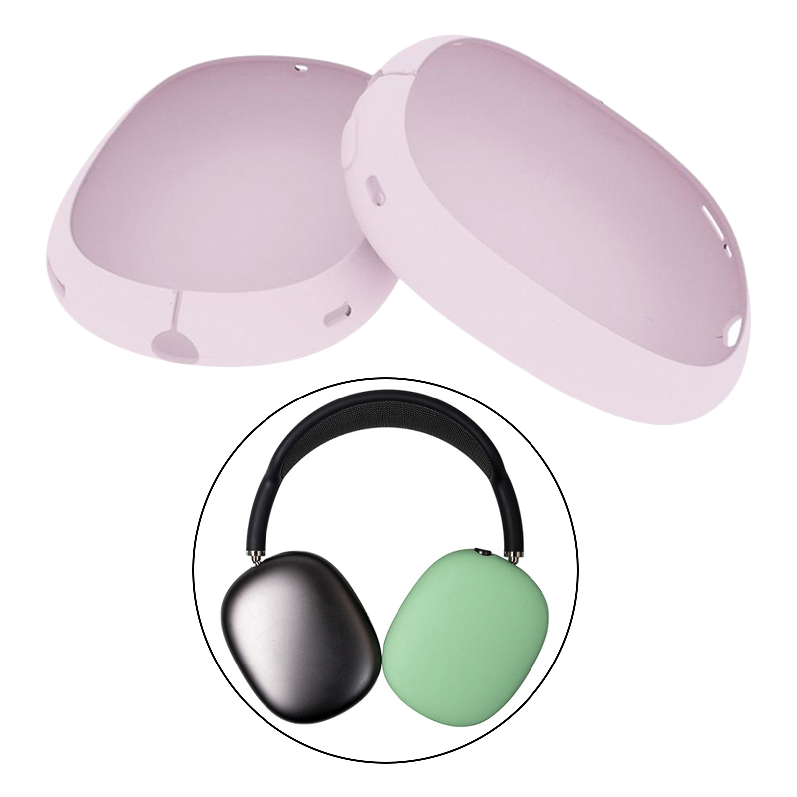 Silicone Skin Cover for  Max Headphones, Scratch Protection Case/Earpieces Cover/Headset Speakers Skin Protector