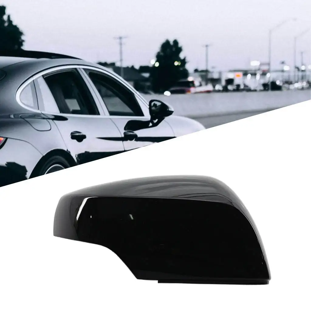 One Pair Gloss Black Side Mirror Covers fits for Forester Impreza 2014-2018