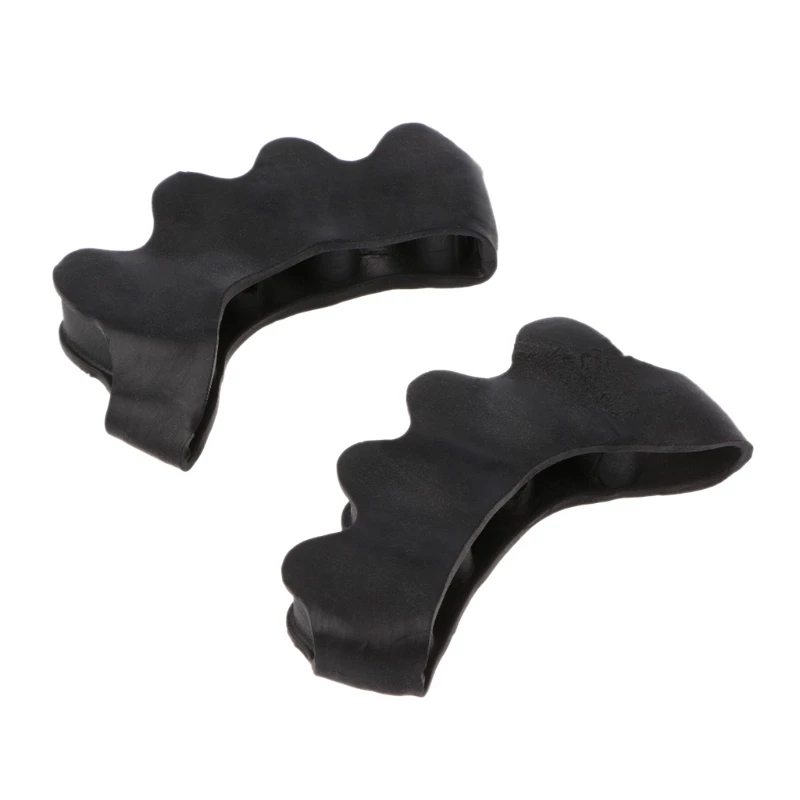 Best of 2Pcs=1Pair Black Orthopedic Product Silicone Separator Gel Toe Protector Bunion Corrector Foot Finger Straightener Pedicure Tool Reviews & Tips - Image 5