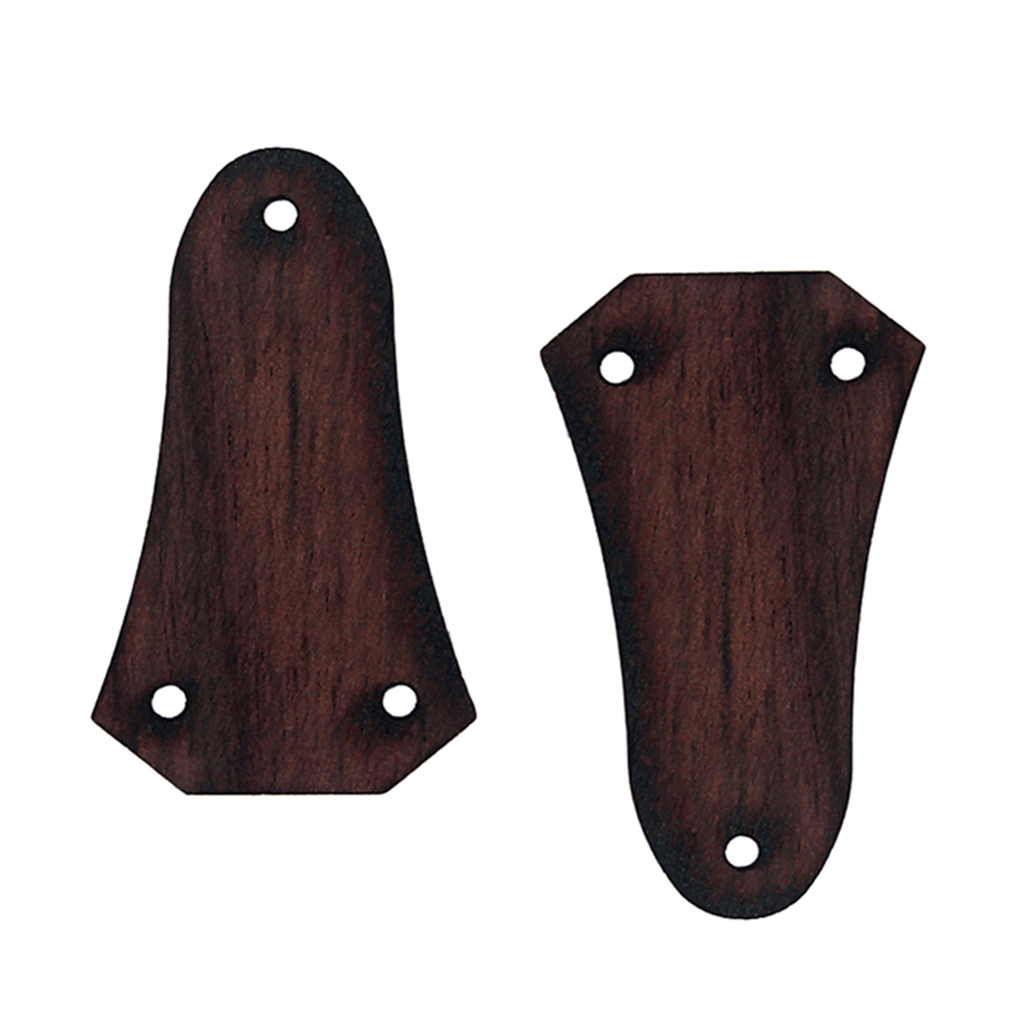 2pcs Rosewood Folk Guitar  Rod Covers Musical Instrument DIY Parts