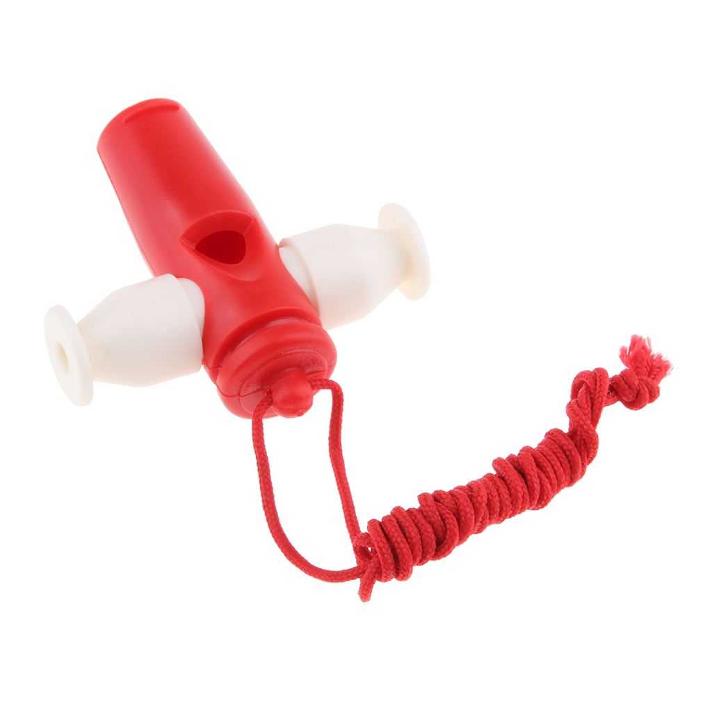 Keep Drum Samba Whistle with Red Rope for Kids Play Musical Instrument
