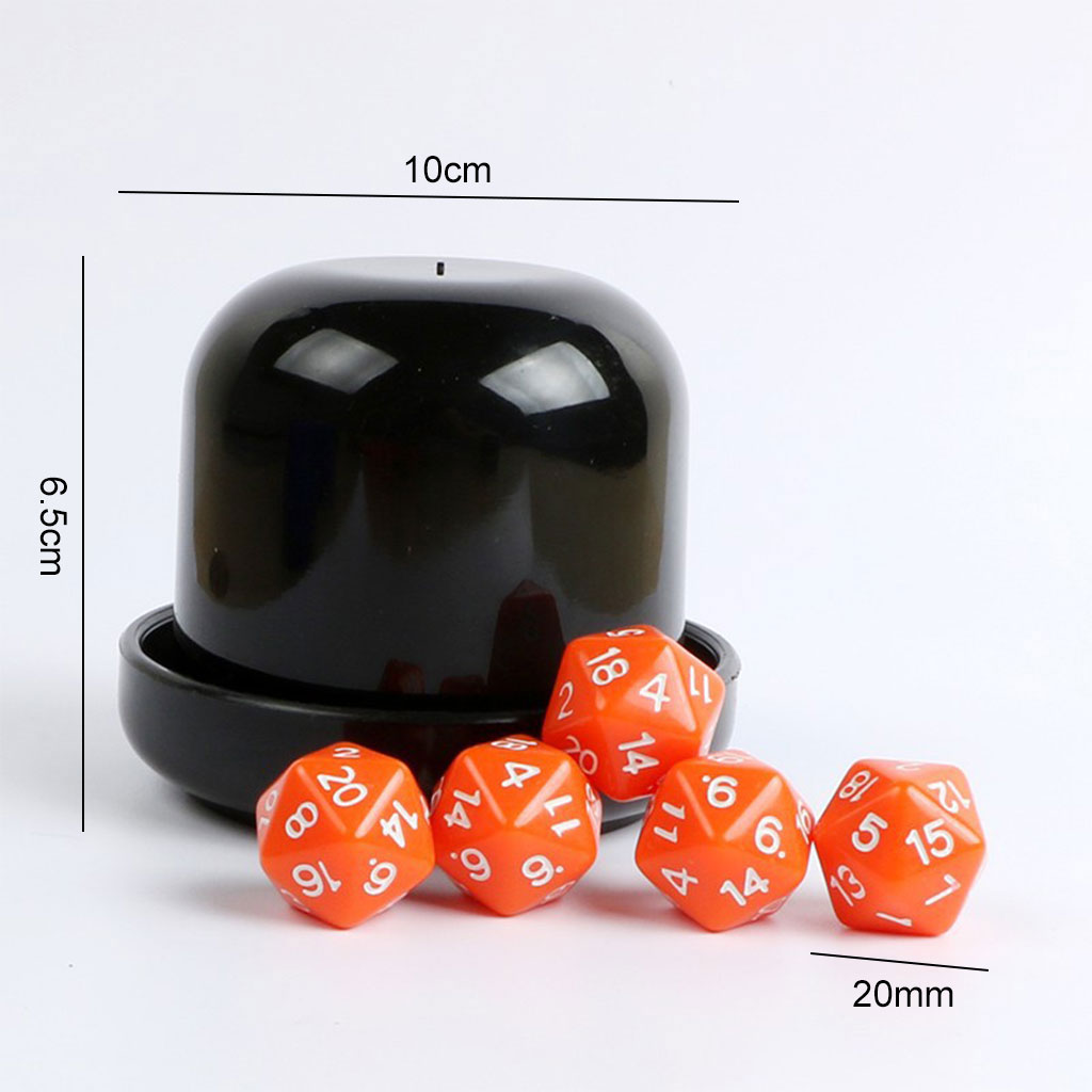 Dices Classroom Accessories 5Pcs Replacement Collection Polyhedral Probability for Math Teach Numbers Addition and Subtraction