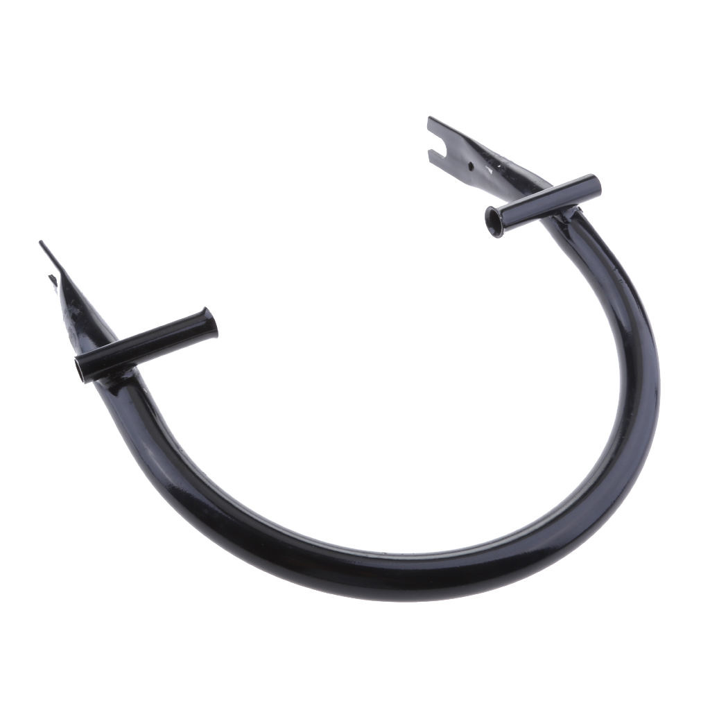 Motorcycle Motorbike Rear Back Handle Bar Grab Rail For Honda CG125 (Black)