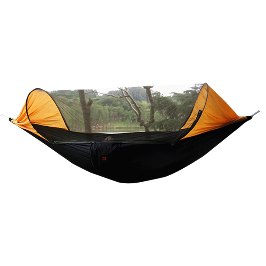 Camping Hammock with Tree Straps with   Net Hammocks Travel Backyard Outdoor Camping Tent Hanging Hammock Bed