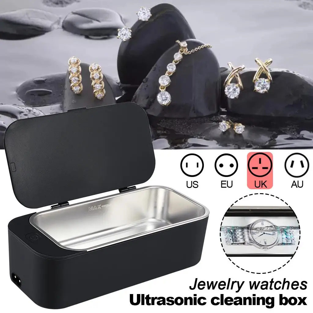 Ultrasonic Jewelry Cleaner Handheld Stainless Steel Cleaning Machine