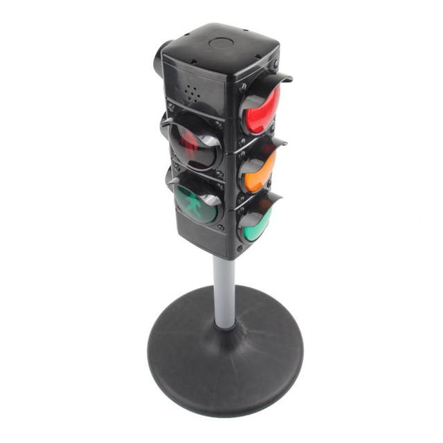 5Pcs/1Pcs Creative Mini Traffic Light Toy Height Adjustable Kids