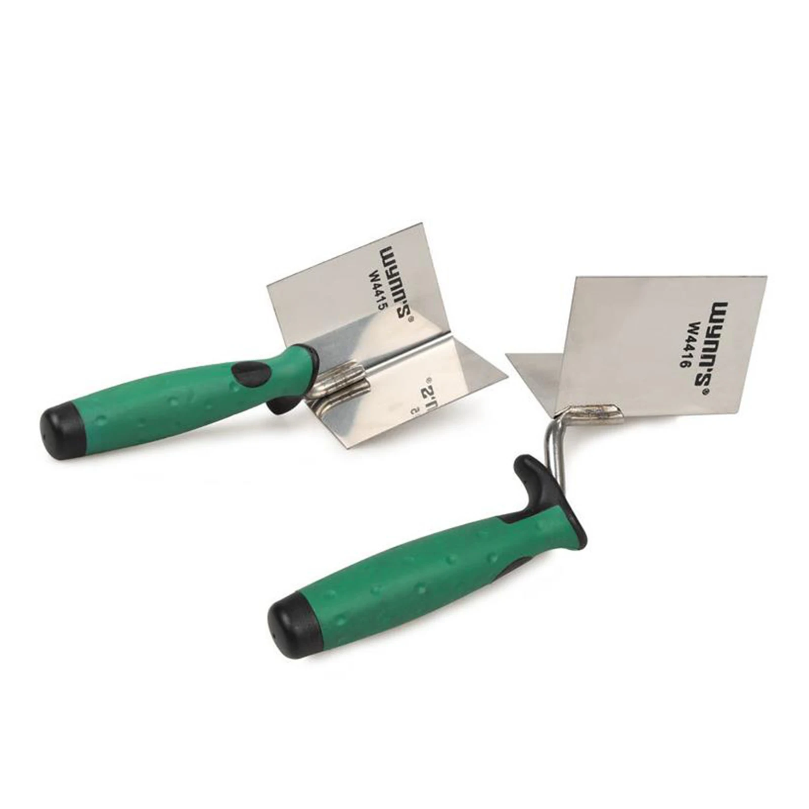 Inside/Outside Drywall Corner Tool Mudding Finish Tool Finishing Trowel with Soft Grip Hand Tool