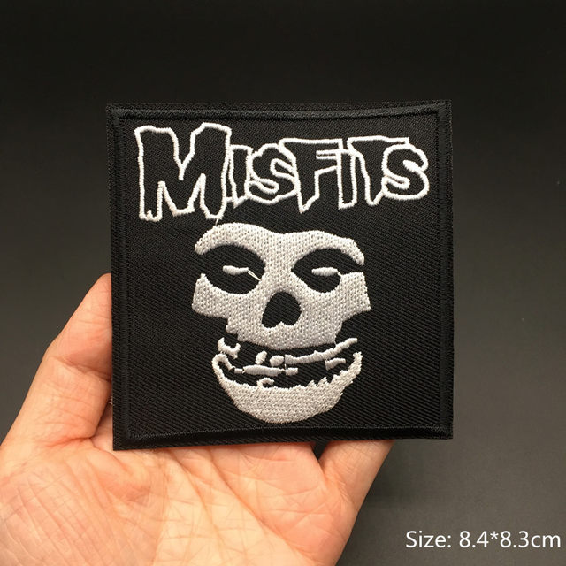 handmade misfits patch 3.5” by 3” #misfits - Depop