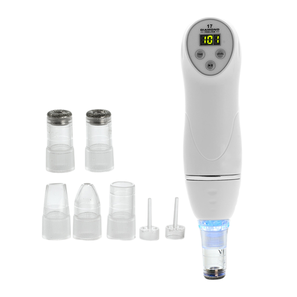 Black Head Remover with Hot Compress Vibration Function Face Pore Cleaner Plug-US
