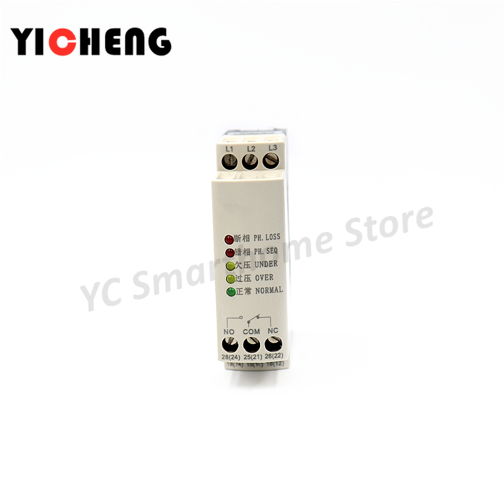 JVRD-380 220v-460v Überspannung und unterspannung phasenfolge schutz/Drei-phase power überwachung relais – Detail 4