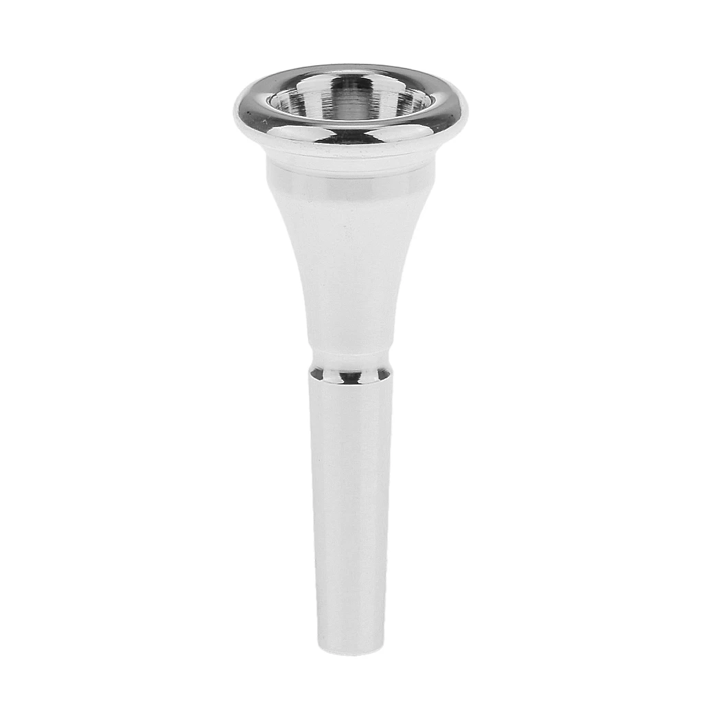 Durable Stylish Professional French Horn Mouthpiece Silver Color Brand New