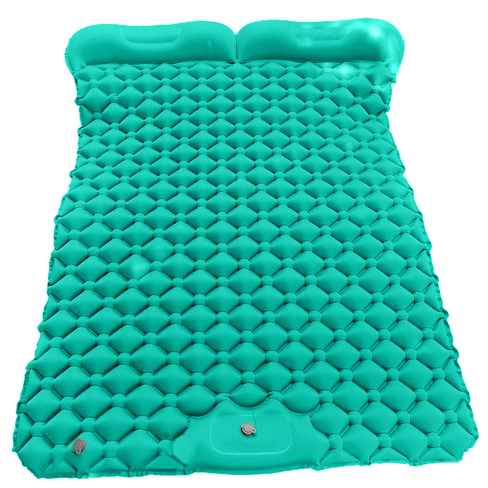 Double Sleeping Pad Travel Camping Inflatable Air Mattress With Pillow Inflating Roll Mat Compact Ultralight Sleep Mat