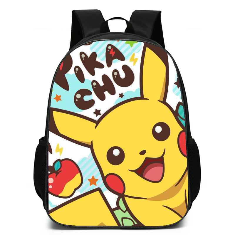 Pokemon Pikachu Ash Ketchum Kawaii School Bag - KawaiiMerch.com