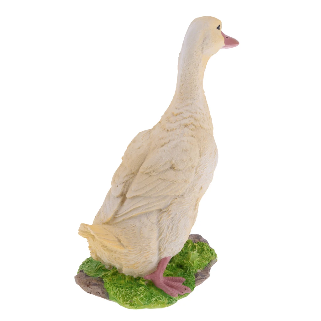 1x Duck Statue Resin Decorations  for Garden Lawn Gifts Crafts