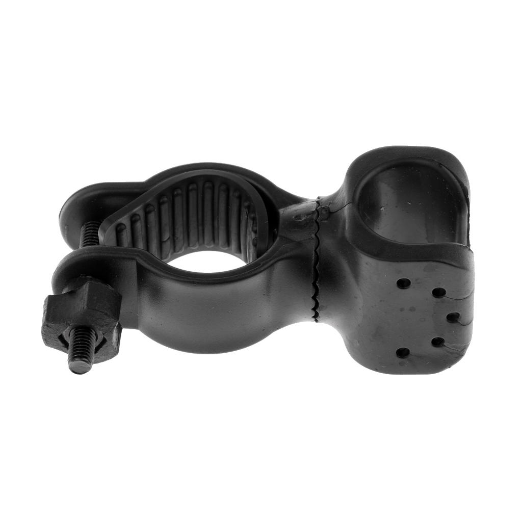 Flashlight Mount Holder, Universal  Bike LED Light Flashlight Torch Mount Holder Grip Bracket 360° Rotation Cycling Clip Clamp
