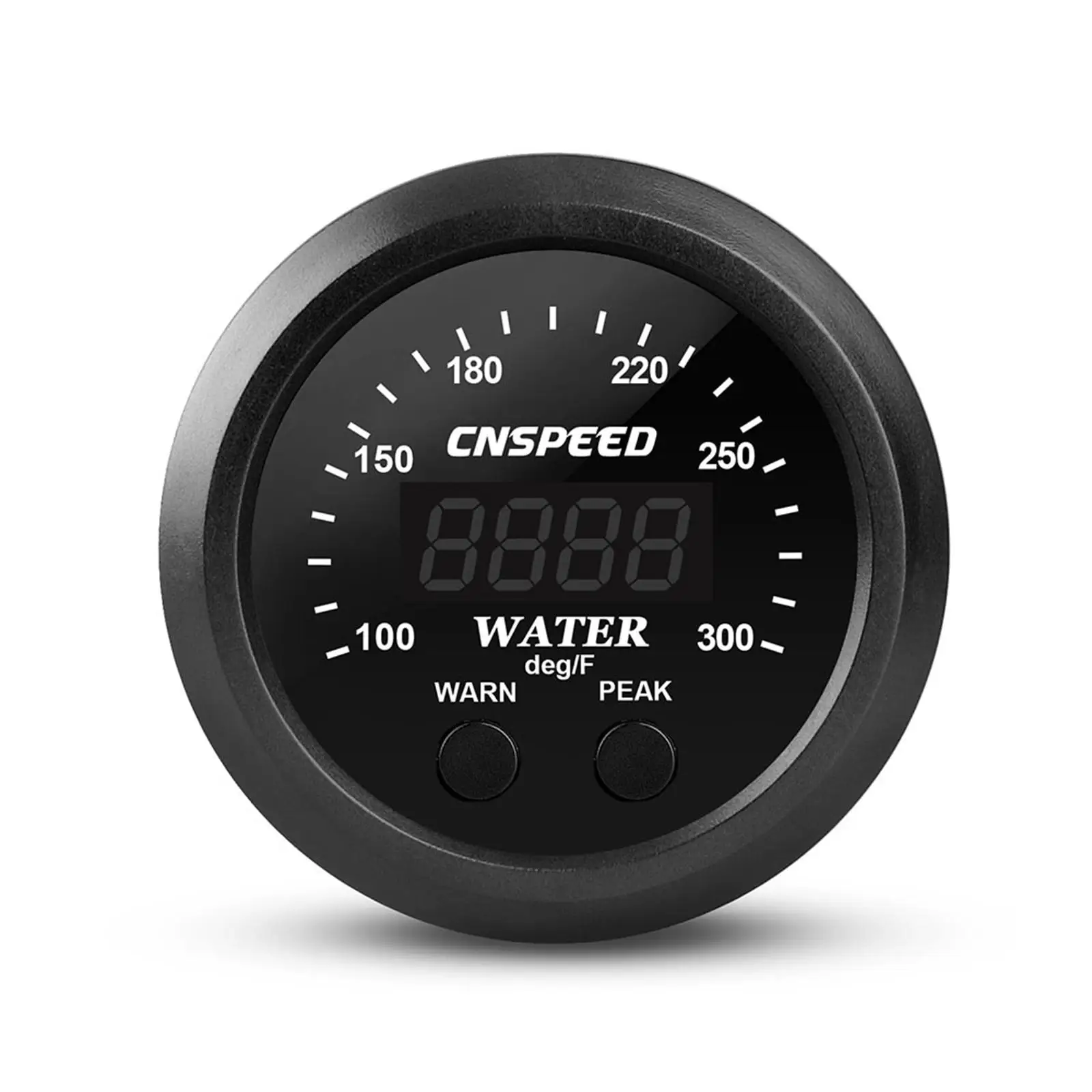 Universal 2.5inch Water Temperature Gauge Electronic Water Temp Gauge Slim