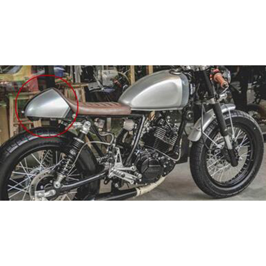 Motorcycle Passenger Rear Pillion Seat Cowl Tail Cover ABS Plastic for  CB GB GL CBR Cafe Racer