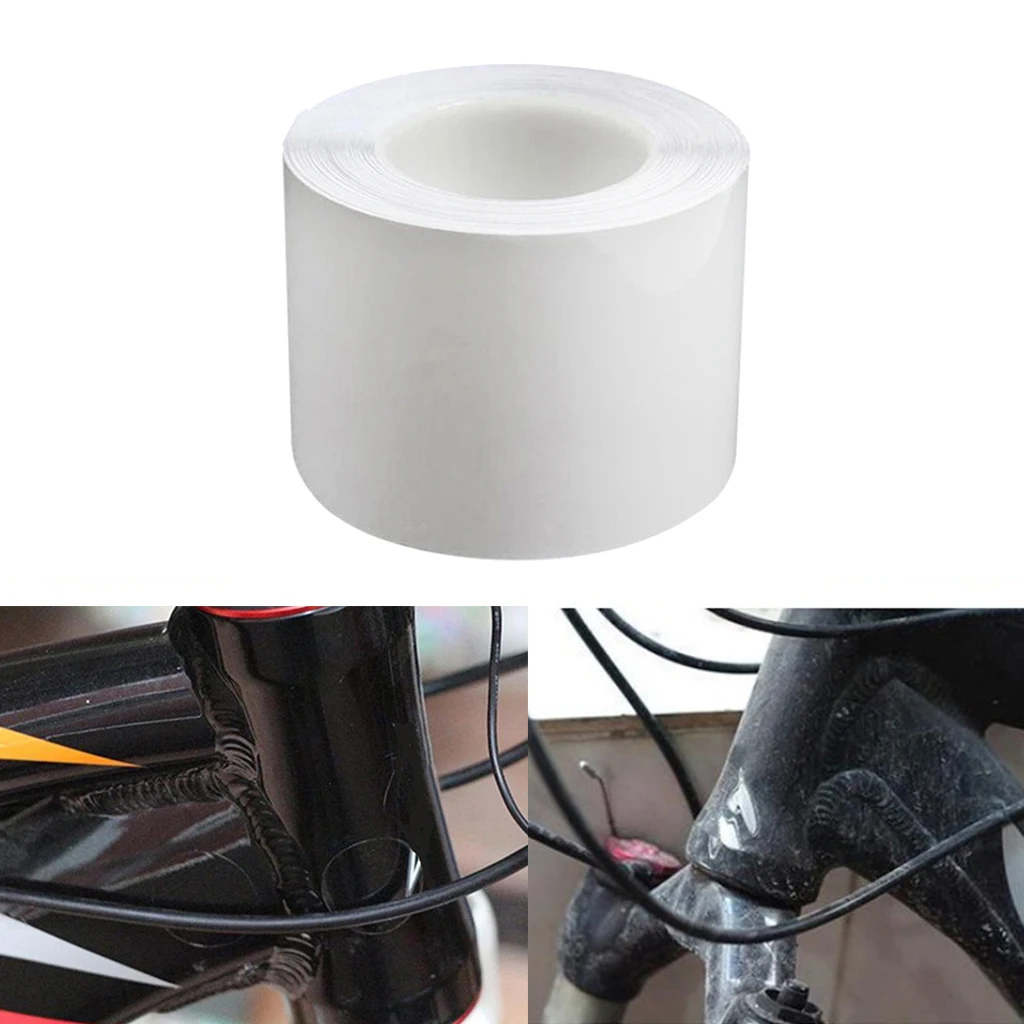 15x100CM Transparent Bike Frame Protection Sticker Tape Chainstay Protector Film Cover Adhesive Bicycle Surface Protective Tape