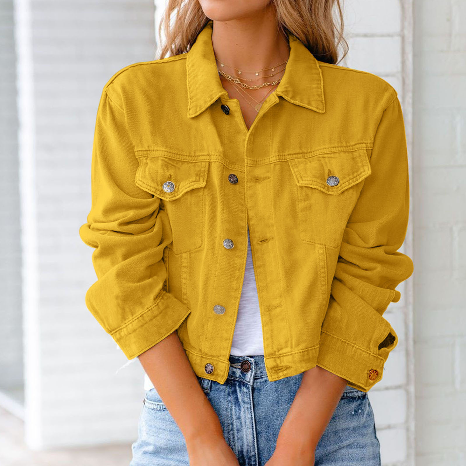 Denim Jackets Spring Autumn Short Coat 
