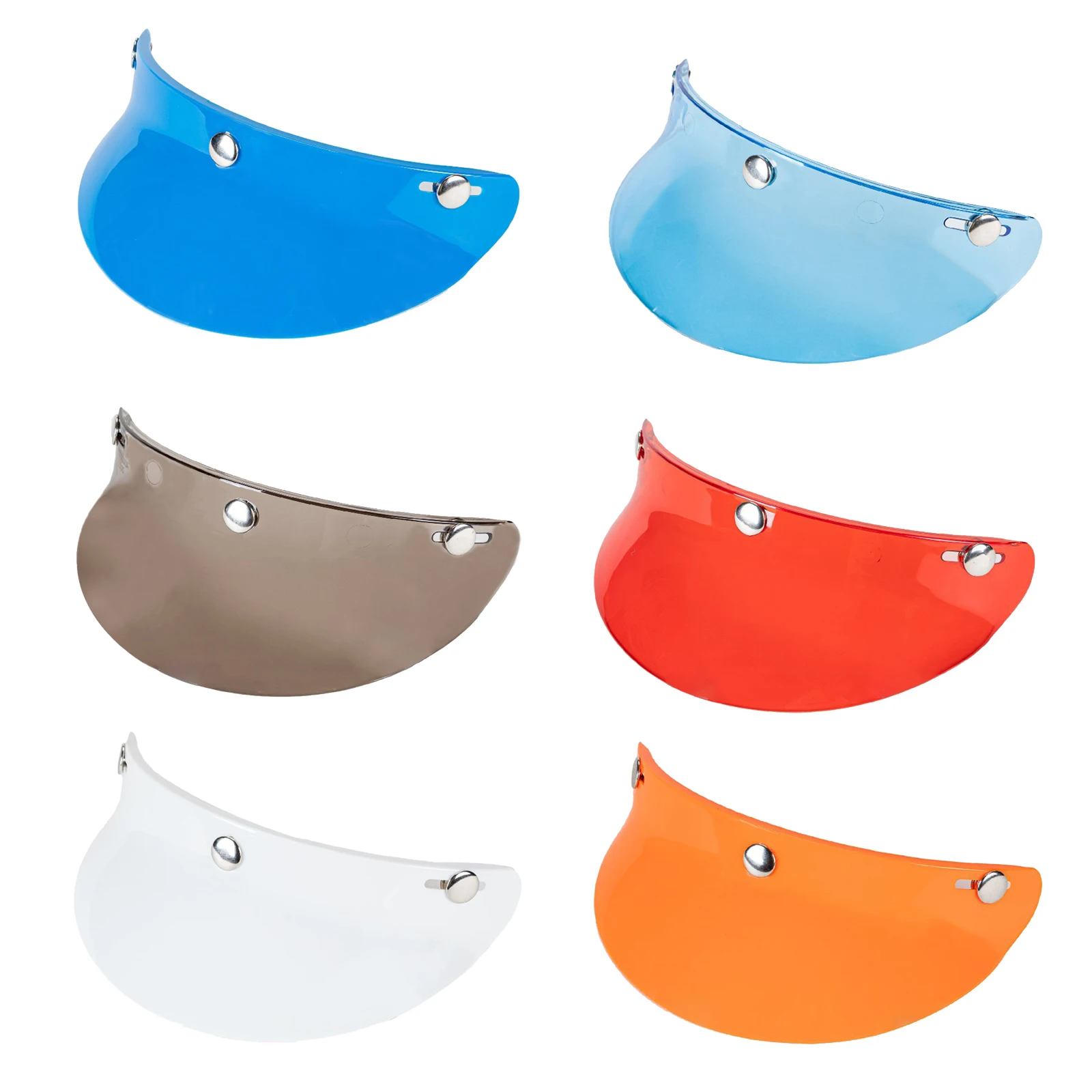 Uninersal  Peak Retro Helmet Visor Shield UV Sunshield,15cm x 5cm