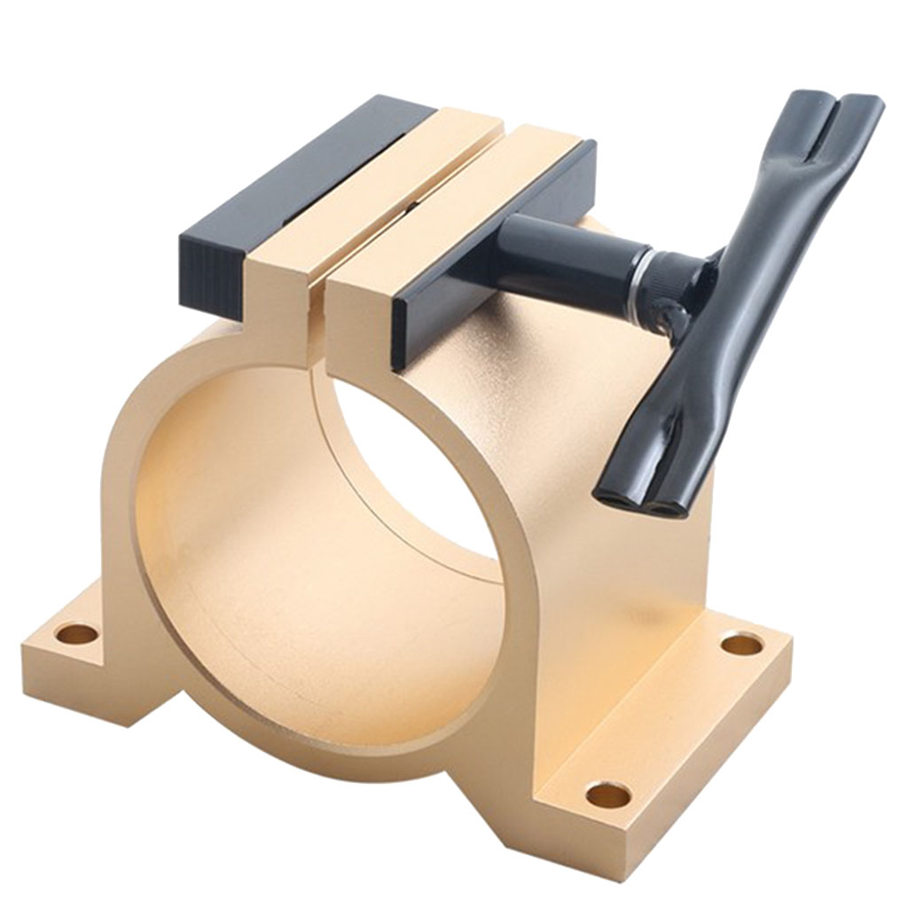 80mm Diameter Spindle Motor Mount Fixture Bracket Clamp for CNC Router Accs