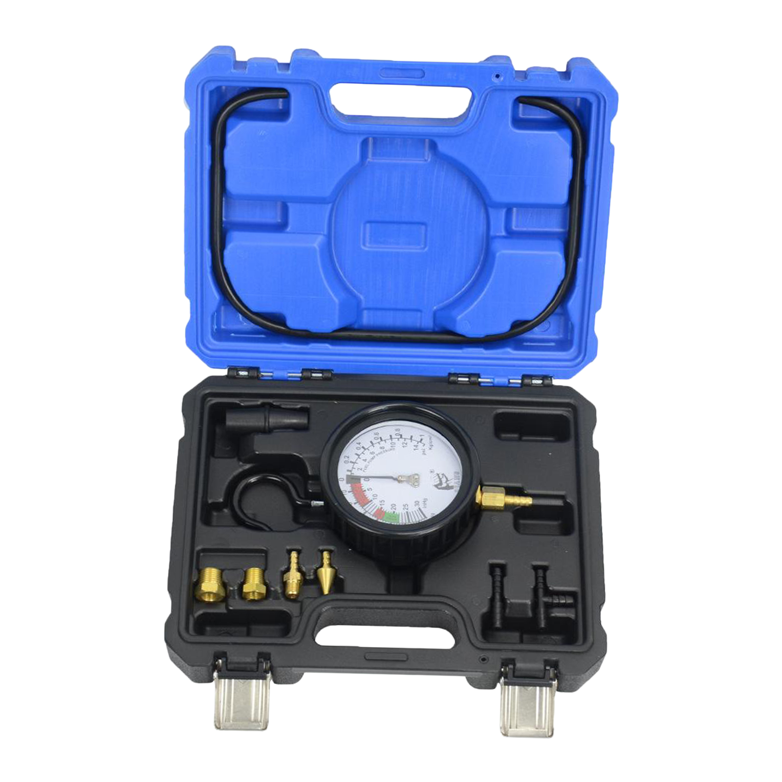 Vacuum Pump Tester Set Vacuum Gauge and Brake Bleeder Kit for Automotive with Adapters Case