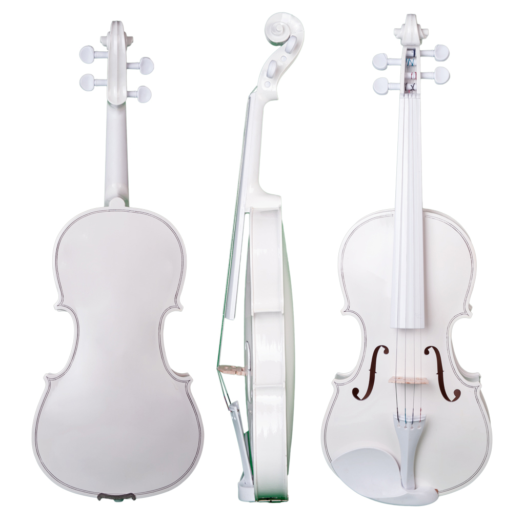 Full 4/4 Size Maple Spruce Violin with Case Bow Rosin for Students Learning Band Show