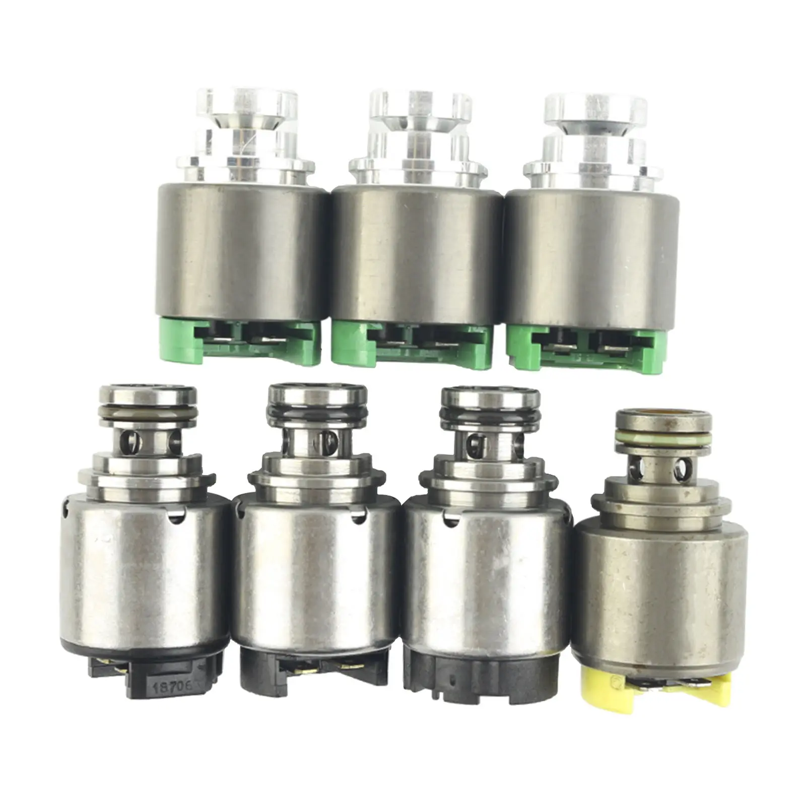 7pc Transmission Solenoids Kit Set 5 Speed Replacement For AUDI A6 A8 S4 S6 RS6 ZF1068298035, 5-SPEED Automatic Transmission