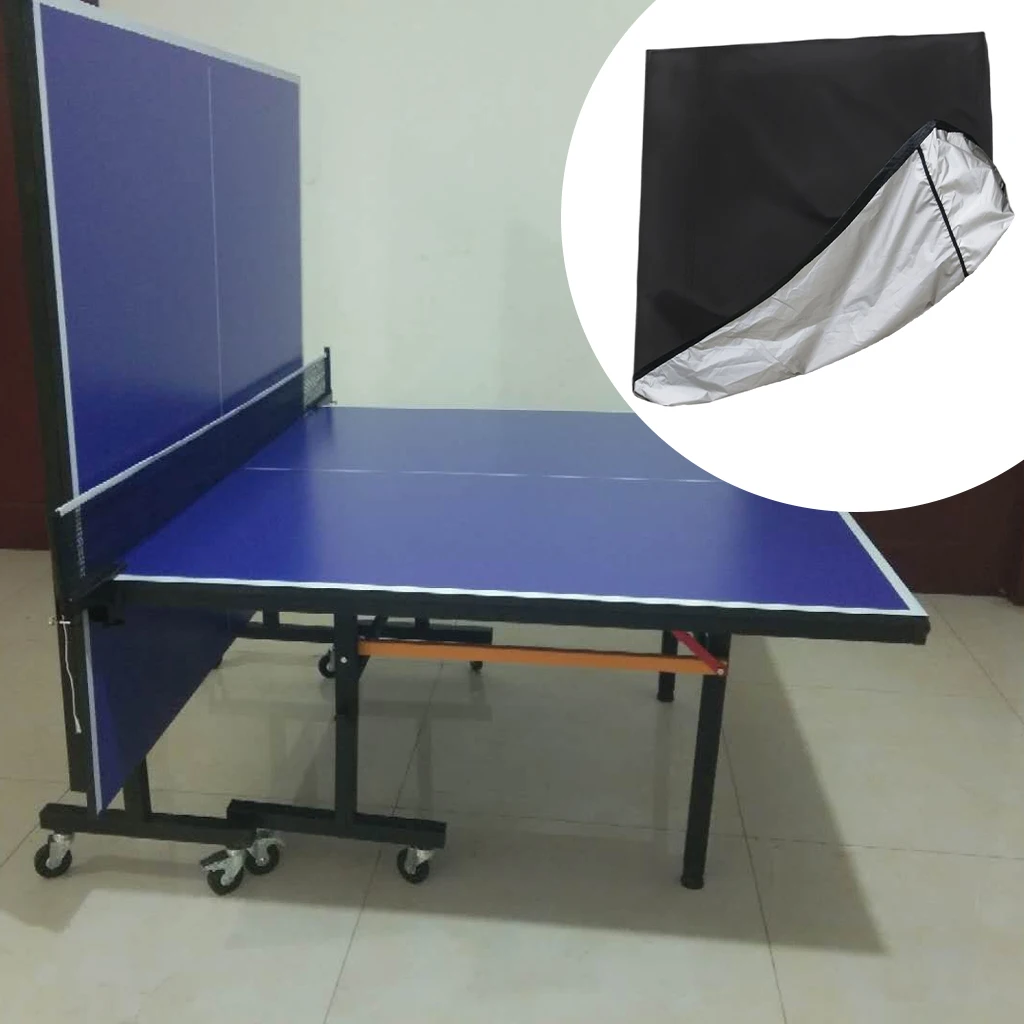 Premium Tennis Table Cover Wind Proof Waterproof Pings Pong Table Furniture