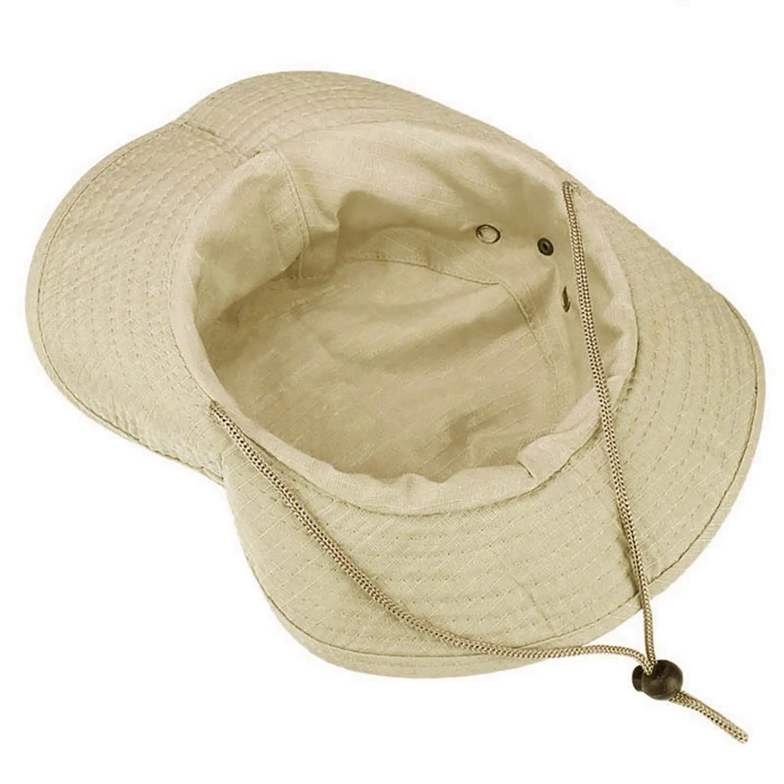 Bucket Hat Boonie Hunting Fishing Outdoor Wide Cap Military Beige Wide Brim Floppy Unisex Foldable Hiking Beach Fishing Cap